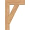 Ekena Millwork Traditional Block Smooth Bracket, Western Red Cedar, 5 1/2"W x 24"D x 36"H BKT06X24X36TRA05SWR - alternate 4